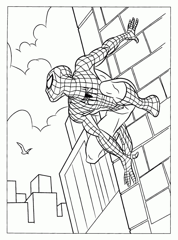 Kids Coloring Printable Coloring Sheets
 Free Printable Spiderman Coloring Pages For Kids