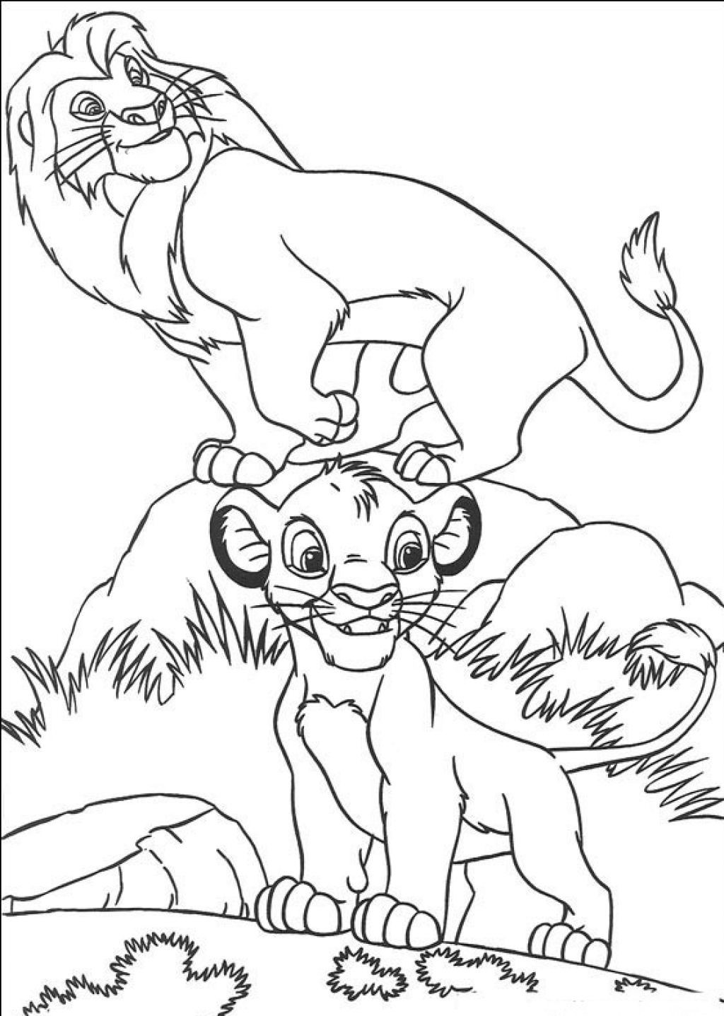 Kids Coloring Printable Coloring Sheets
 Free Printable Simba Coloring Pages For Kids