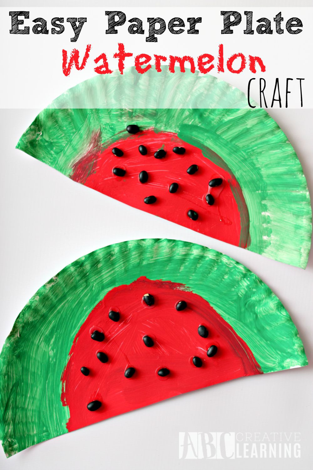 Kids Easy Crafts
 Easy Paper Plate Watermelon Kids Craft Perfect For Summer