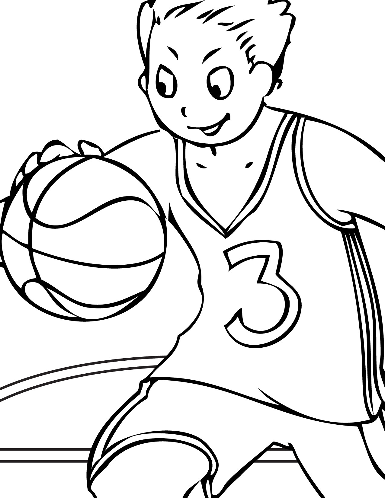 Kids Free Coloring Sheets
 Free Printable Volleyball Coloring Pages For Kids