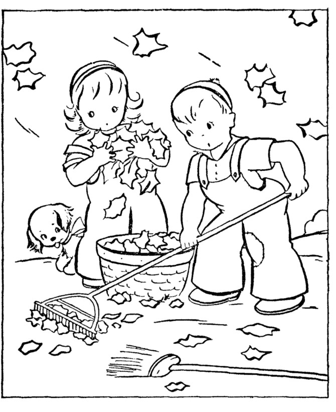 Kids Free Coloring Sheets Fall
 Free Printable Fall Coloring Pages for Kids Best