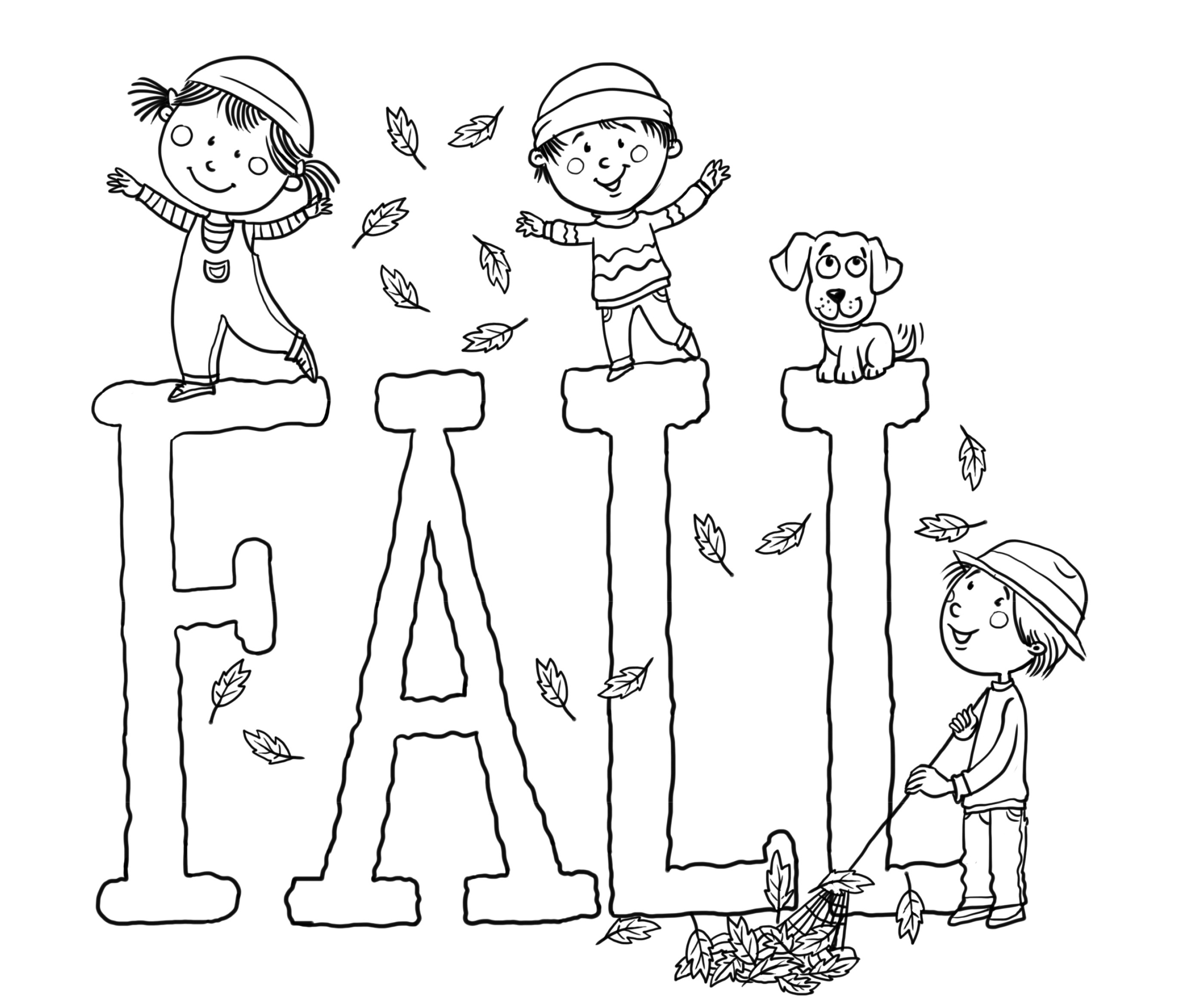 Kids Free Coloring Sheets Fall
 Free Printable Fall Coloring Pages for Kids Best