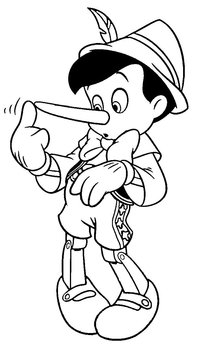 Kids Free Coloring Sheets
 Free Printable Pinocchio Coloring Pages For Kids