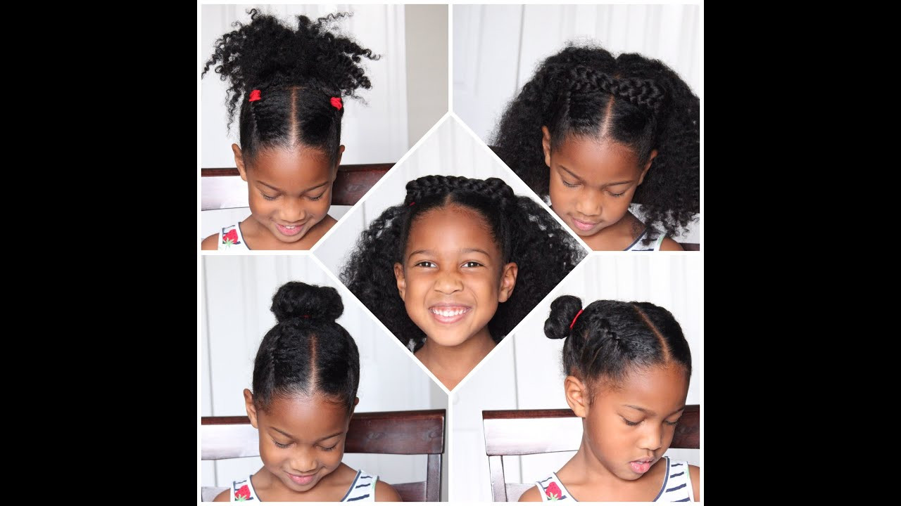 Best ideas about Kids Hairstyle For School
. Save or Pin 4 EASY Back to School Natural Hairstyles for KIDS Now.