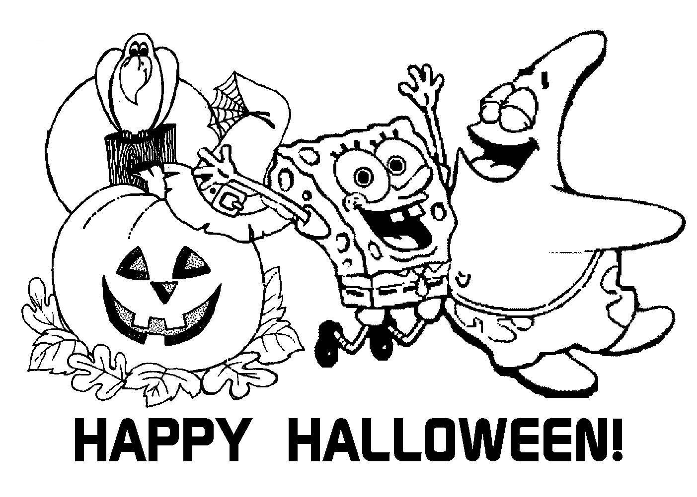 Kids Halloween Coloring Pages
 Halloween Coloring Pages Free To Download