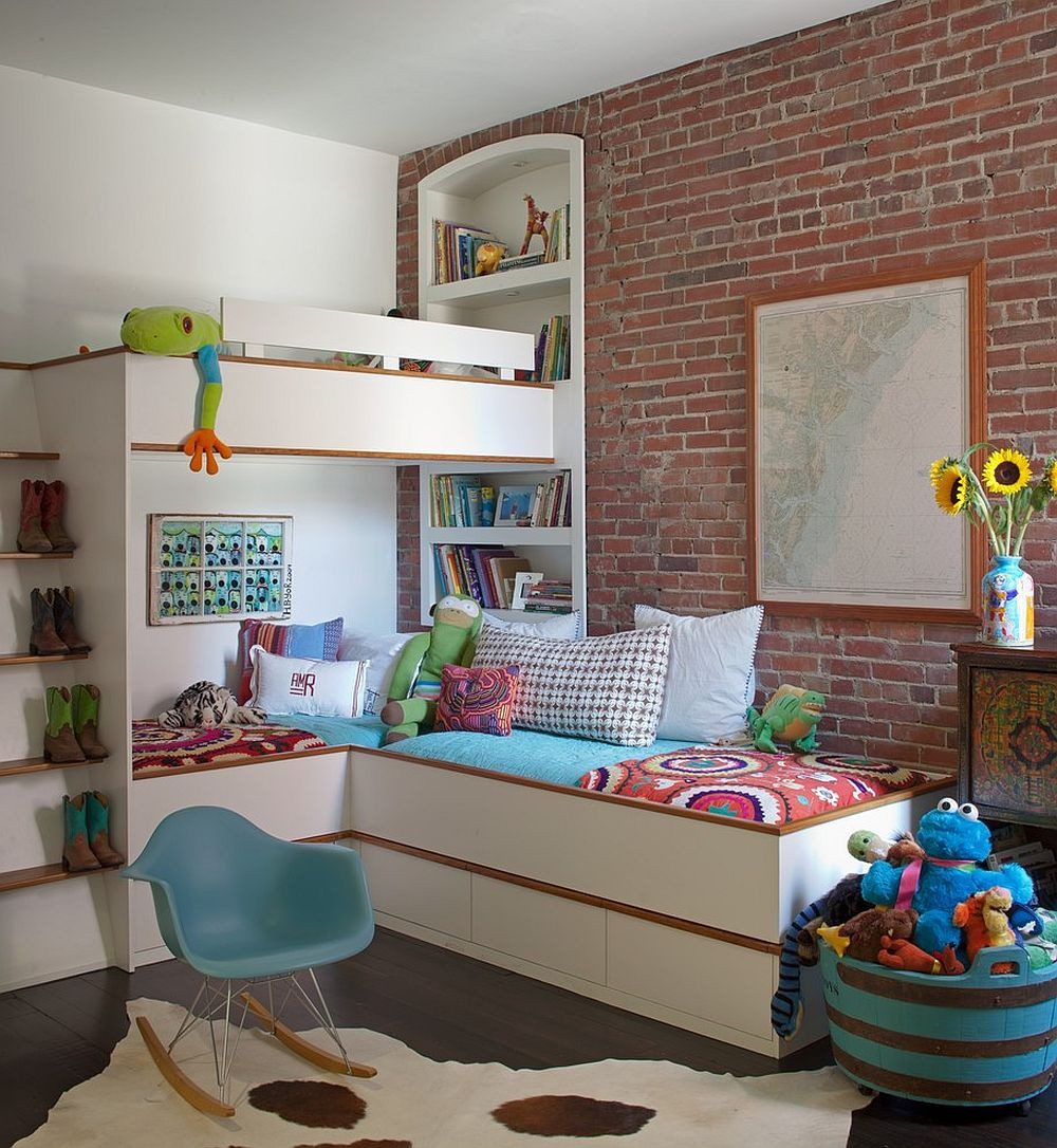 Best ideas about Kids Room Design
. Save or Pin 25 Vivacious Kids’ Rooms with Brick Walls Full of Personality Now.