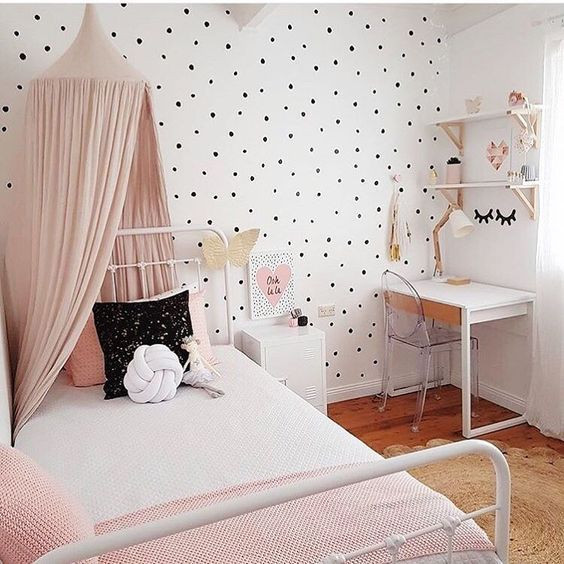 Best ideas about Kids Room Ideas For Girls
. Save or Pin Polka Dot Kids Room Design Ideas Kids Room Ideas Now.