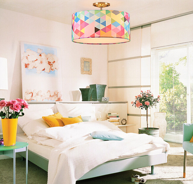 Best ideas about Kids Room Lighting
. Save or Pin Pop Art Drum Shaped 3 Light Kids Room Ceiling Light Now.