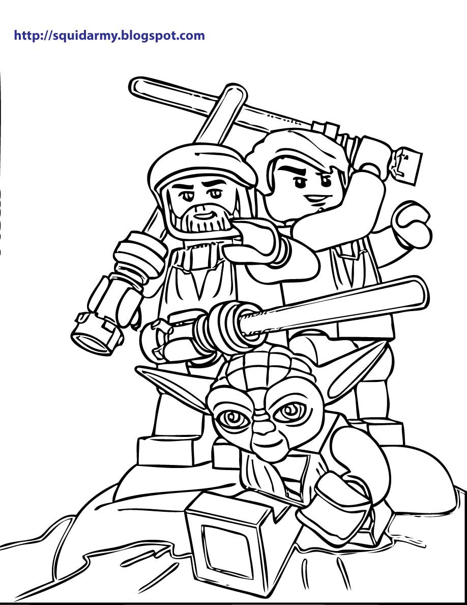 Kids Star Wars Coloring Sheets For Boys
 Lego Star Wars coloring pages