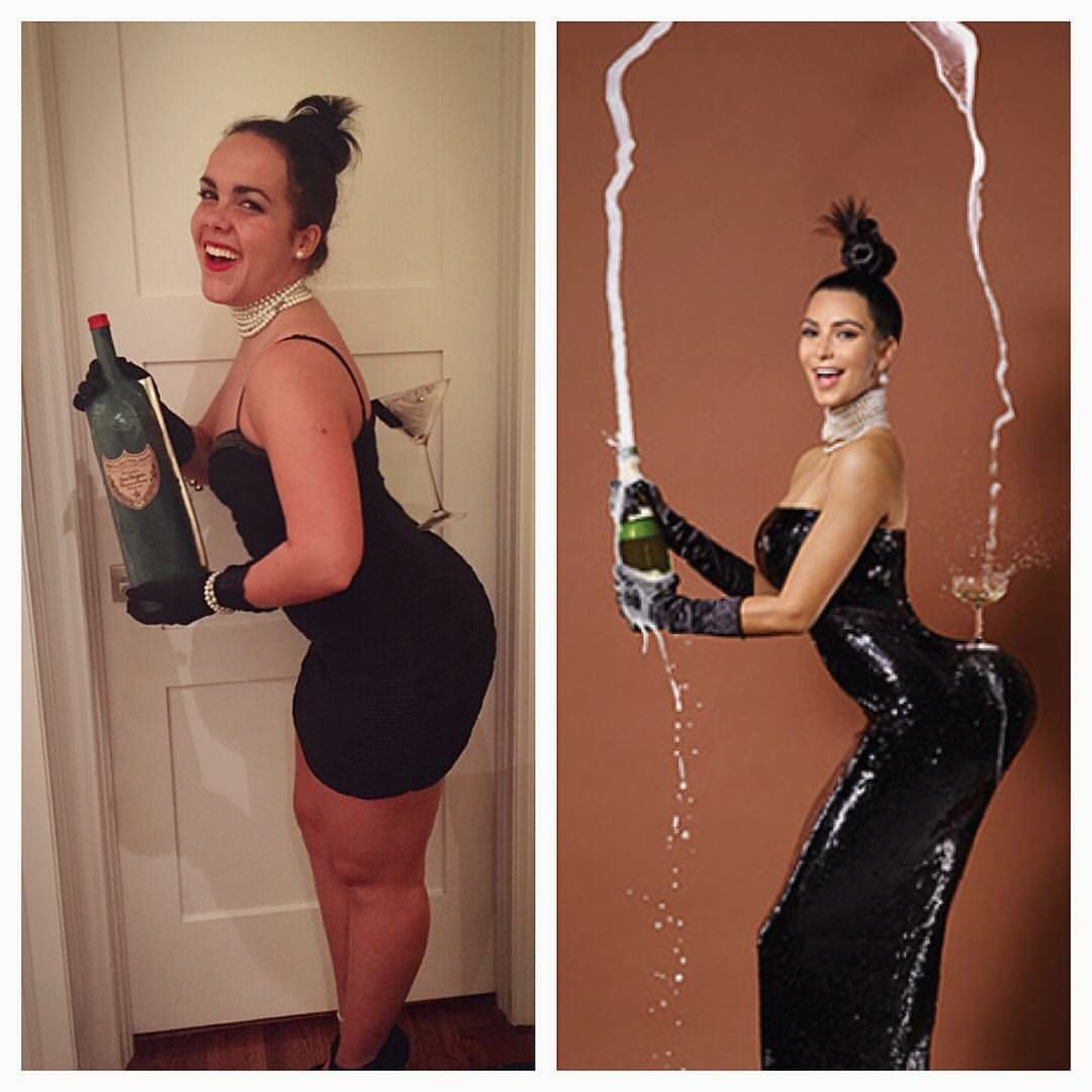 Kim Kardashian Costume DIY
 Kim Kardashian Break the Internet Halloween Costume DIY