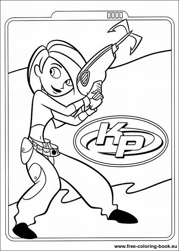 Kim Possible Coloring Pages
 Coloring pages Kim Possible Printable Coloring Pages line