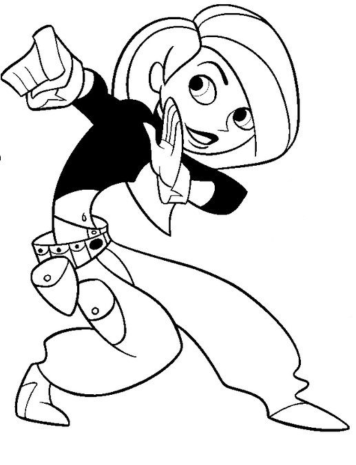 Kim Possible Coloring Pages
 Kc Undercover Free Coloring Pages