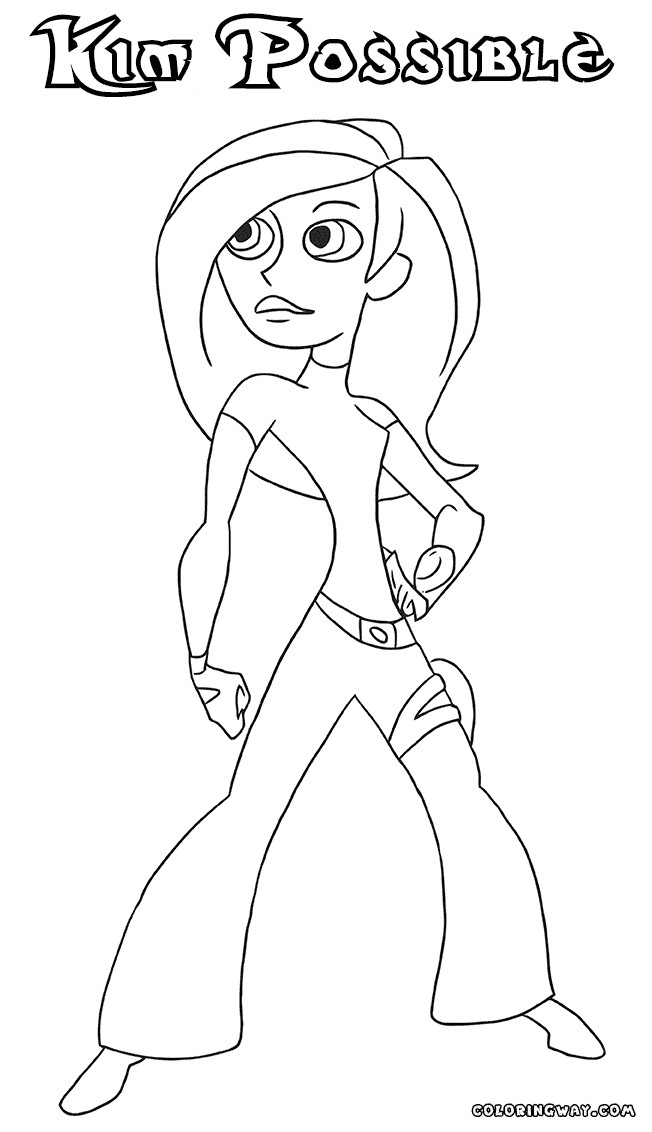 Kim Possible Coloring Pages
 Kim Possible coloring pages