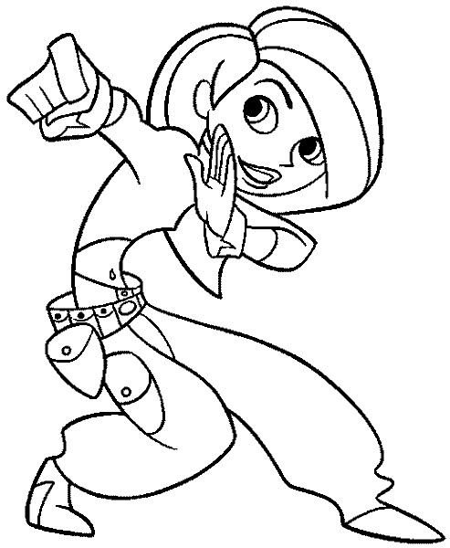 Kim Possible Coloring Pages
 Kim Possible