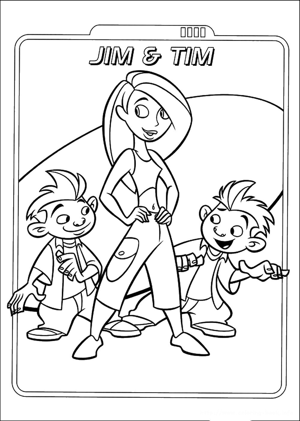 Kim Possible Coloring Pages
 Kim Possible Coloring Pages