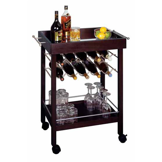 Best ideas about Kitchen Carts With Wine Rack
. Save or Pin Wine Racks Winsome Wood 10 Bottle Rolling Wine Cart In Now.