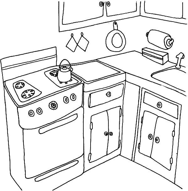 Kitchen Coloring Pages
 Download line Coloring Pages for Free Part 36