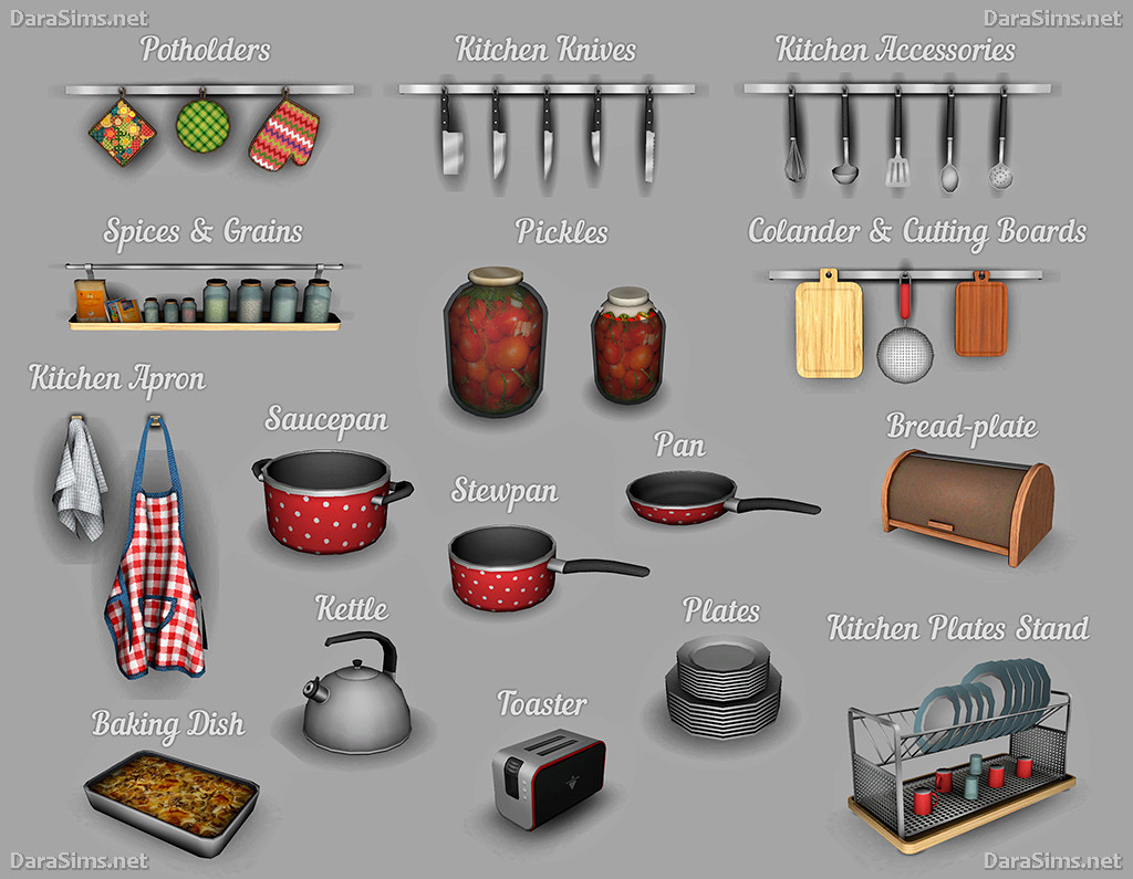 Best ideas about Kitchen Decoration Sets
. Save or Pin Kitchen Decor Set The Sims 4 Now.
