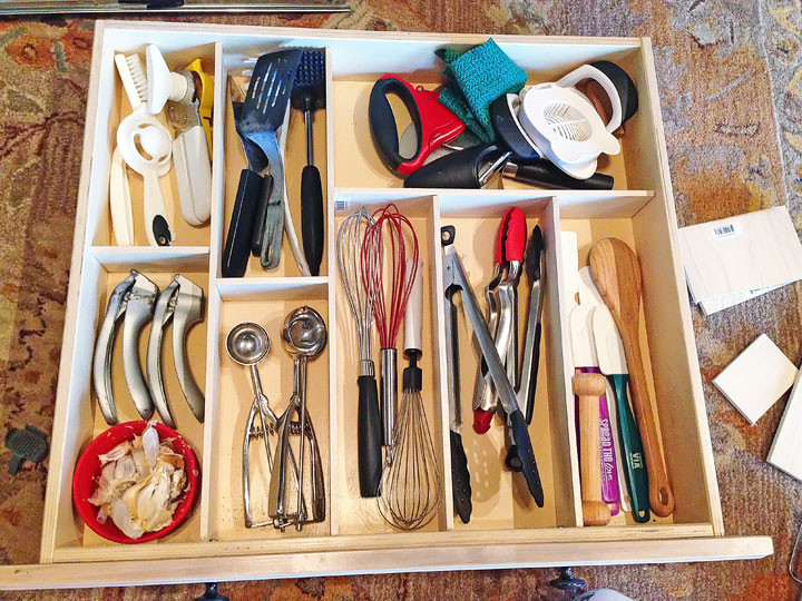 Kitchen Drawer Organizer DIY
 custom wood diy kitchen utensil drawer organizer cheap 08