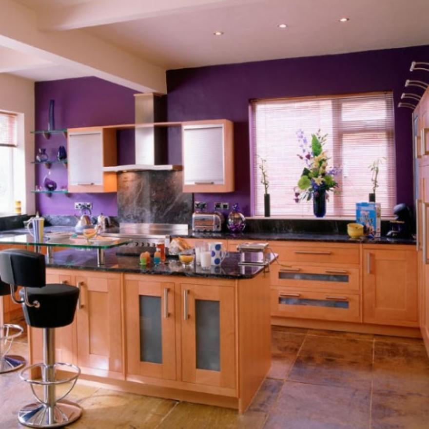 Best ideas about Kitchen Ideas Color
. Save or Pin Purple Re mended Kitchen Paint 920 Now.
