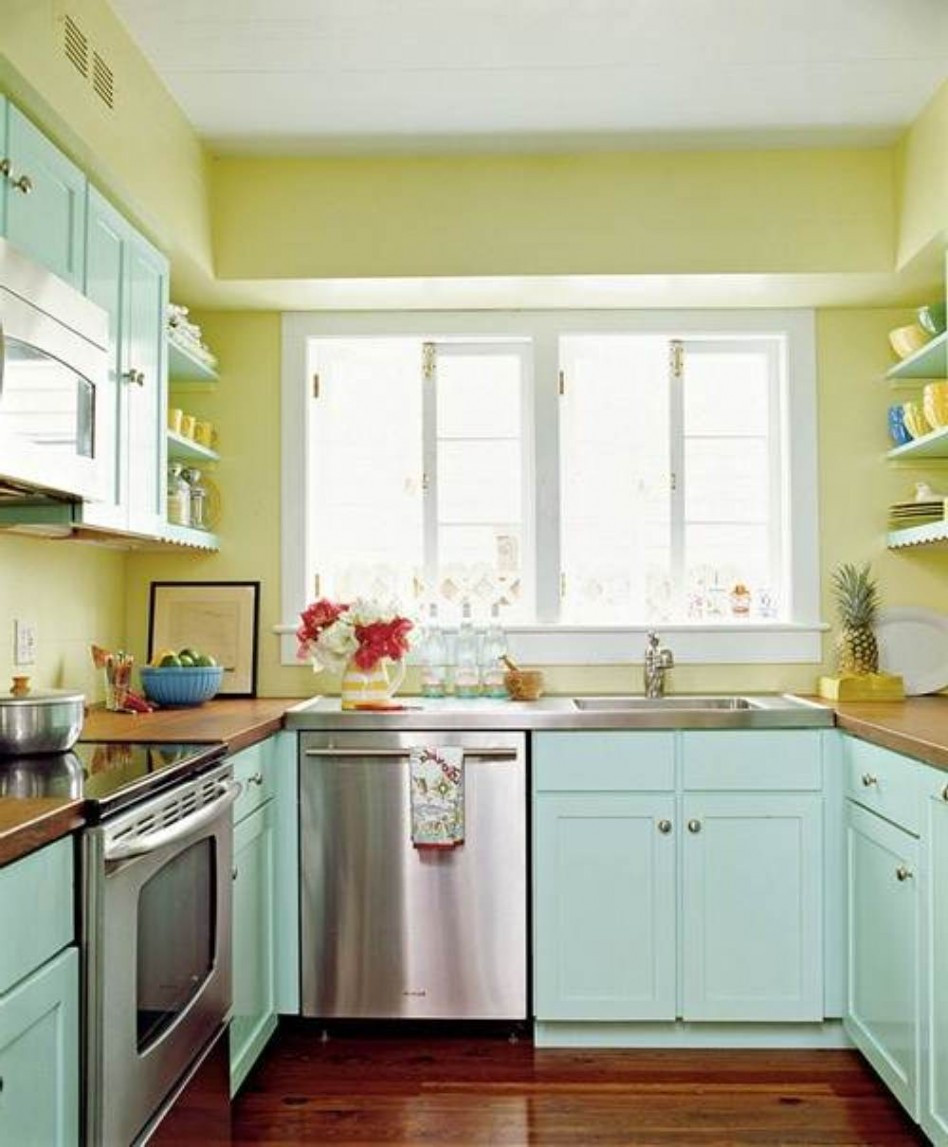 Best ideas about Kitchen Ideas Color
. Save or Pin How to Paint a Small Kitchen in a Light Color Interior Now.