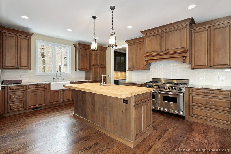 Best ideas about Kitchen Ideas With Brown Cabinets
. Save or Pin of Kitchens Traditional Medium Wood Cabinets Now.