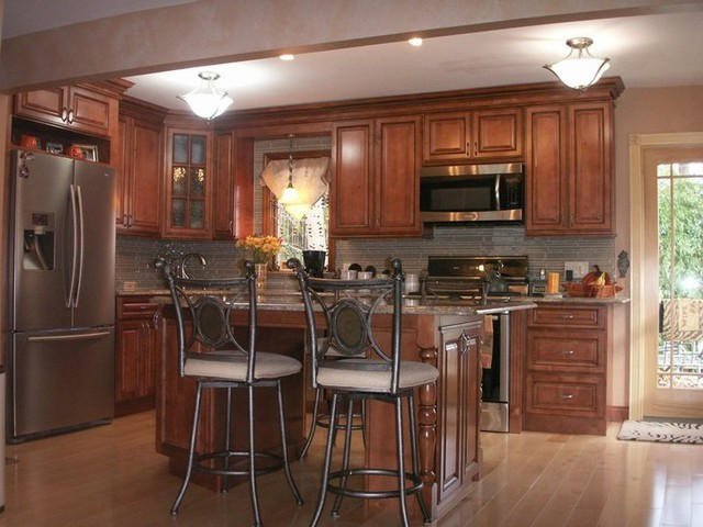 Best ideas about Kitchen Ideas With Brown Cabinets
. Save or Pin Brown Kitchen Cabinets Countertops Design Ideas Now.