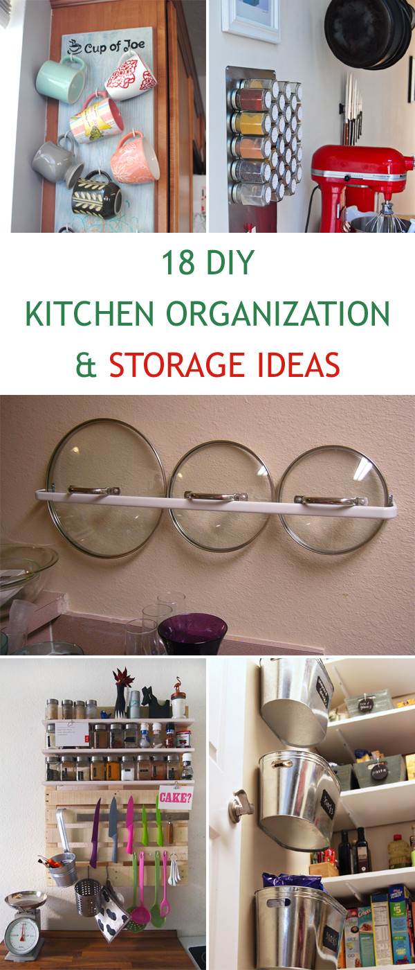 Best ideas about Kitchen Organization Diy
. Save or Pin 18 DIY Kitchen Organization and Storage Ideas Now.