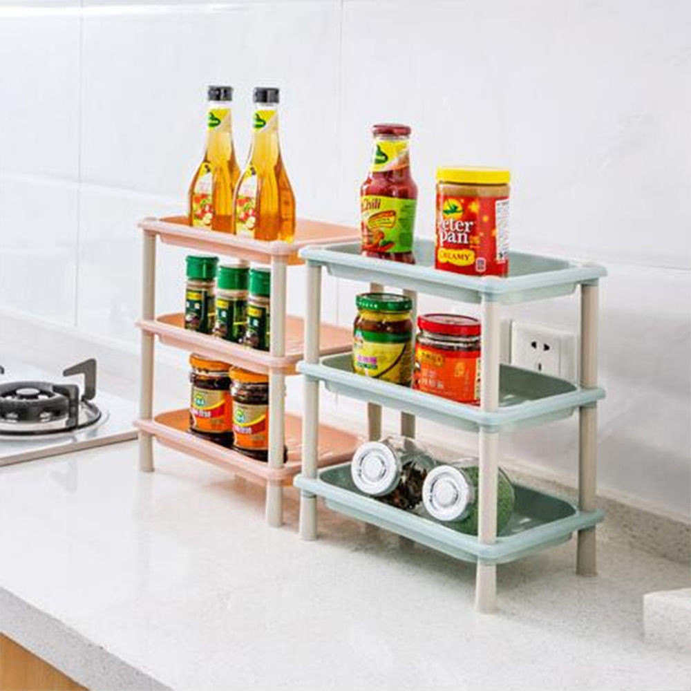 Best ideas about Kitchen Organizer Rack
. Save or Pin 3 Tier Plastic Corner Shelf Unit Organizer Cabinet Now.