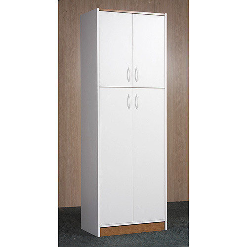 Best ideas about Kitchen Storage Cabinets With Doors
. Save or Pin Kitchen Storage Cabinet White Tall Cupboard 4 Door Kitchen Now.
