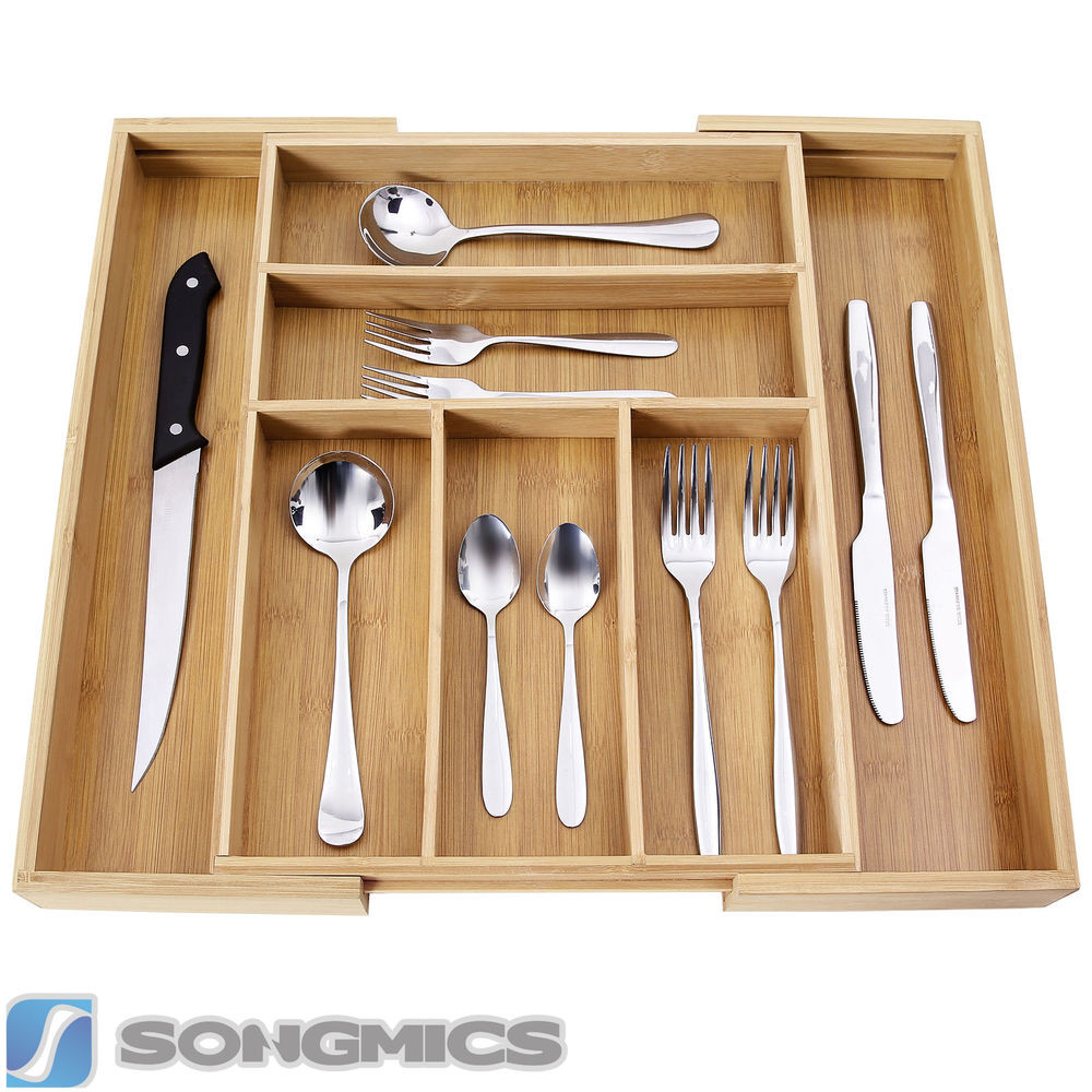 Best ideas about Kitchen Utensil Organizer
. Save or Pin Songmics 7 Slot Expandable Utility Drawer Kitchen Utensil Now.