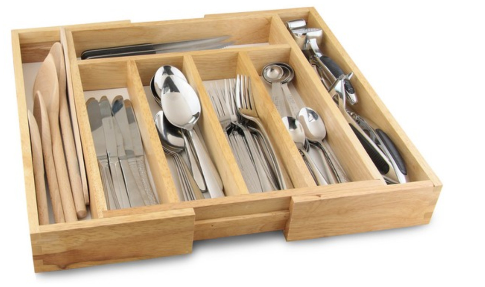 Best ideas about Kitchen Utensil Organizer
. Save or Pin Cutlery Drawer Utensil Holder Organizer Tray Wooden Now.
