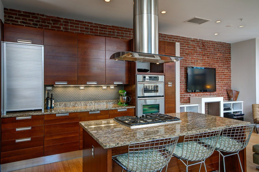 Best ideas about Kitchens With Brick Accent Walls
. Save or Pin 47 Brick Kitchen Design Ideas Tile Backsplash & Accent Now.
