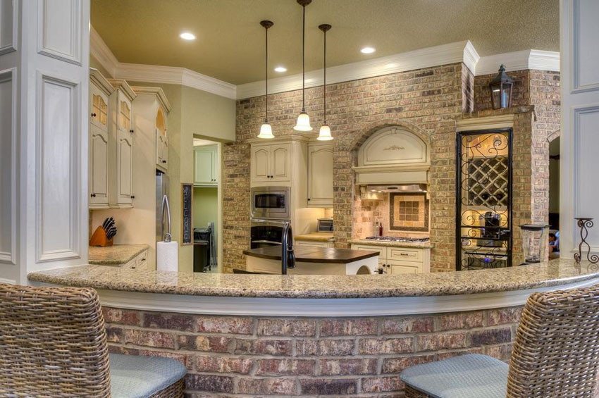 Best ideas about Kitchens With Brick Accent Walls
. Save or Pin 47 Brick Kitchen Design Ideas Tile Backsplash & Accent Now.