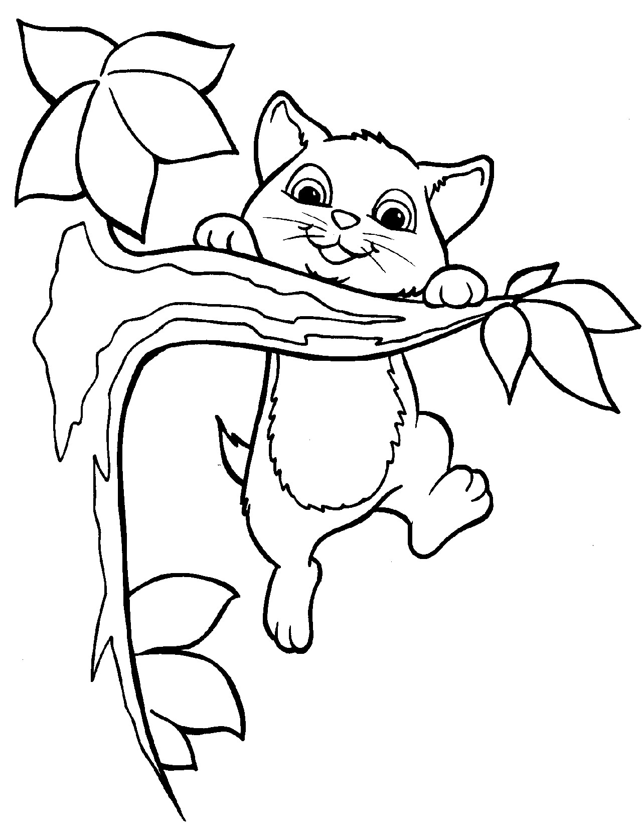 Kitty Coloring Pages
 Free Printable Kitten Coloring Pages For Kids Best