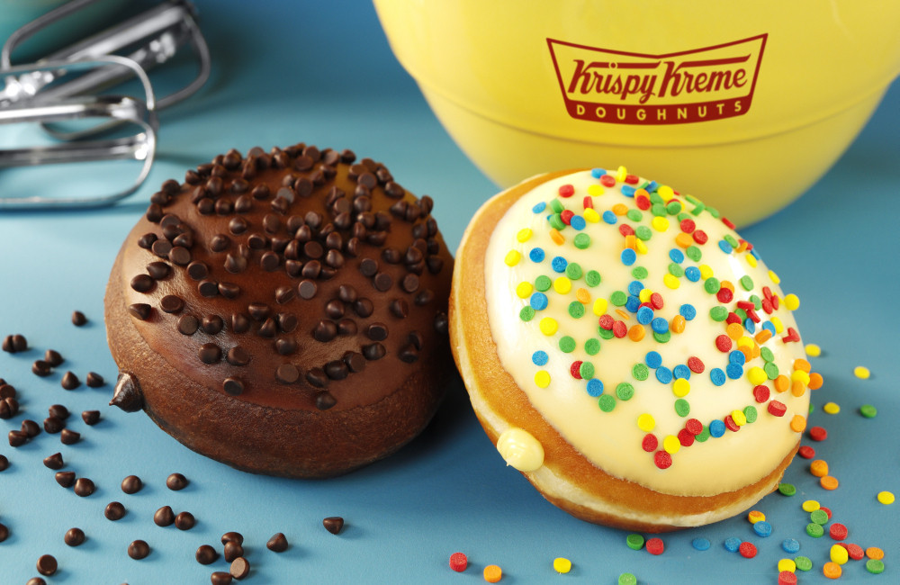 Krispy Kreme Birthday Cake Donut
 Birthday Cake and Brownie Batter Donuts Return to Krispy