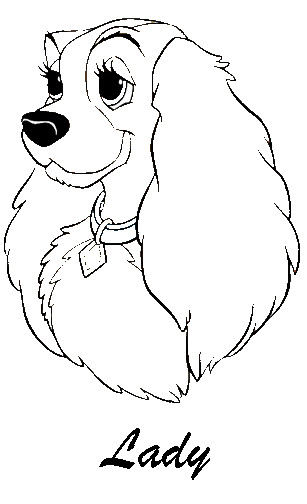 Lady And The Tramp Coloring Pages
 Lady and The Tramp Coloring Pages