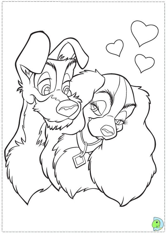 Lady And The Tramp Coloring Pages
 Lady And The Tramp 2 Coloring Pages AZ Coloring Pages