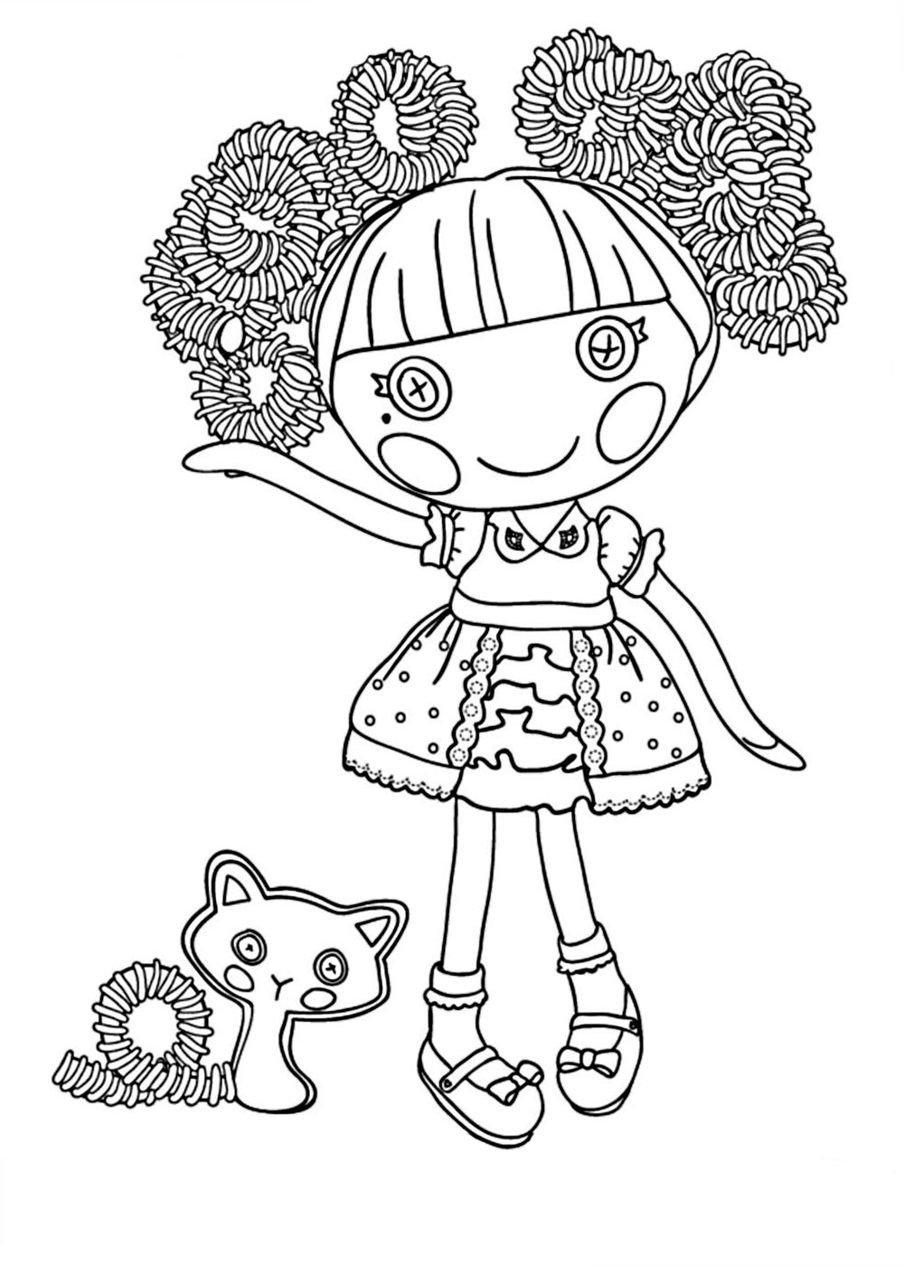 Lalaloopsy Printable Coloring Sheets
 Lalaloopsy coloring pages for girls to print for free