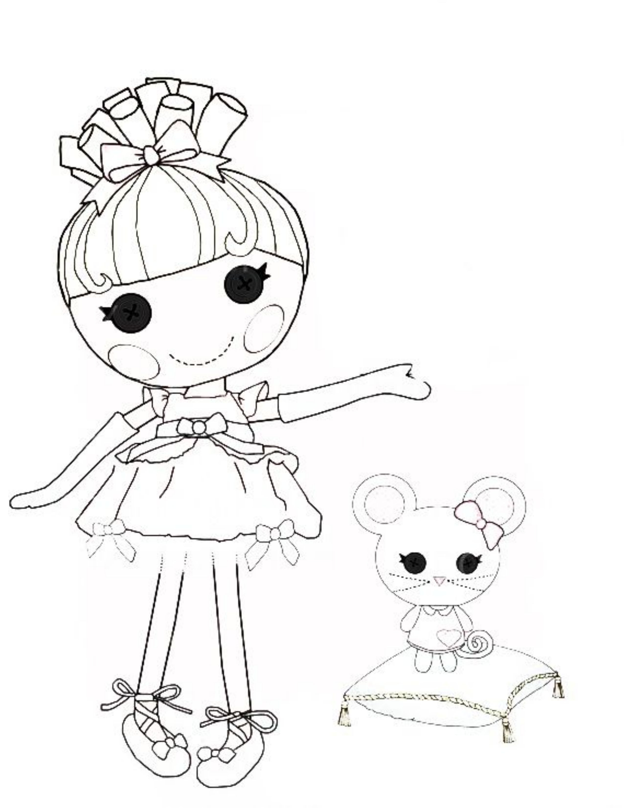 Lalaloopsy Printable Coloring Sheets
 Lalaloopsy Coloring Pages line Coloring Home