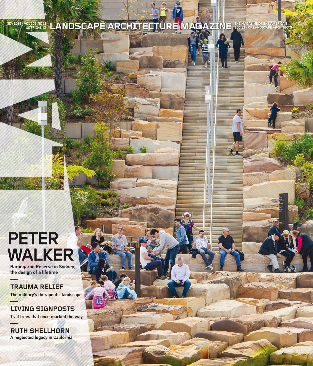 Best ideas about Landscape Architecture Magazine
. Save or Pin Landscape Architecture magazine November 2016 USA read Now.