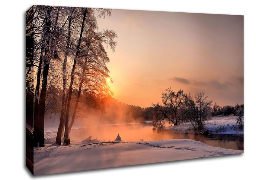 Best ideas about Landscape Canvas Prints
. Save or Pin An Evening In December Landscape Canvas Stretched Canvas Now.