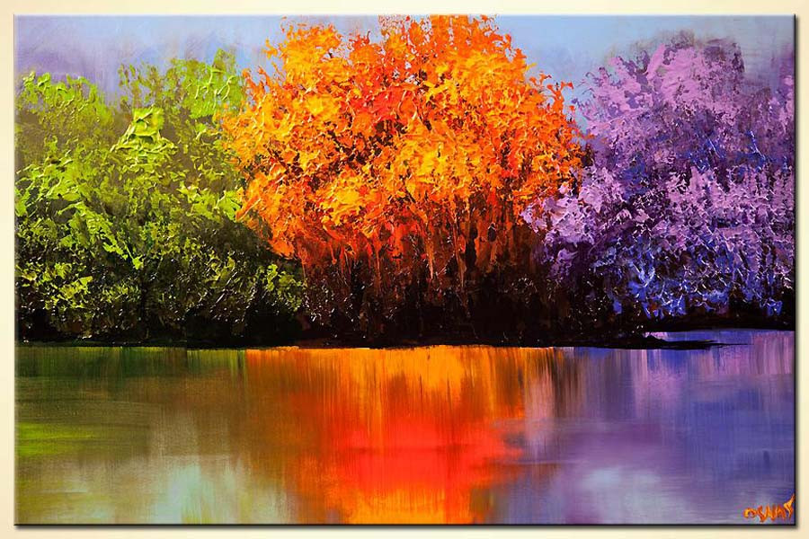 Best ideas about Landscape Canvas Prints
. Save or Pin Painting for sale colorful landscape painting blooming Now.