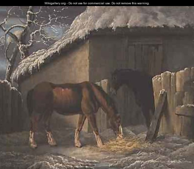 Best ideas about Landscape Of A Stable
. Save or Pin A Winter landscape with two horses feeding outside a Now.