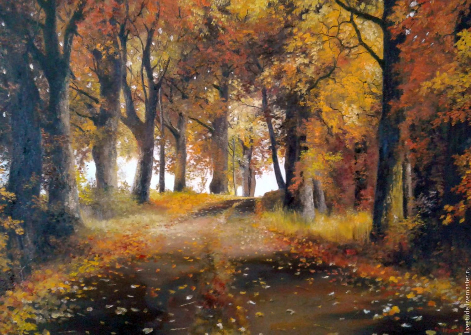 Best ideas about Landscape Oil Painting
. Save or Pin Oil painting Autumn gold Vladimir Chernov – shop online on Now.