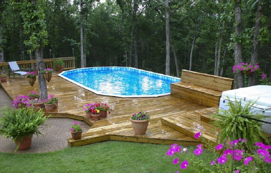 Best ideas about Landscaping Around Above Ground Pool
. Save or Pin 7 Landscaping Tips in Choosing Your Ground Swimming Pool Now.