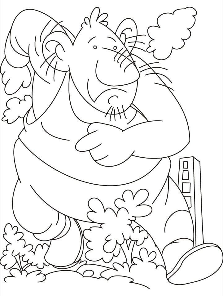 Large Coloring Books For Toddlers
 Giant firefighter coloring pages