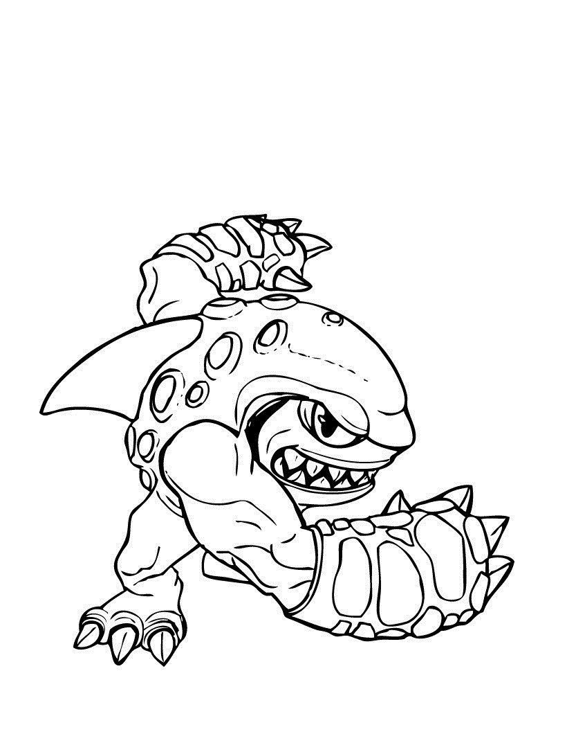 Large Coloring Books For Toddlers
 Free Printable Skylander Giants Coloring Pages For Kids
