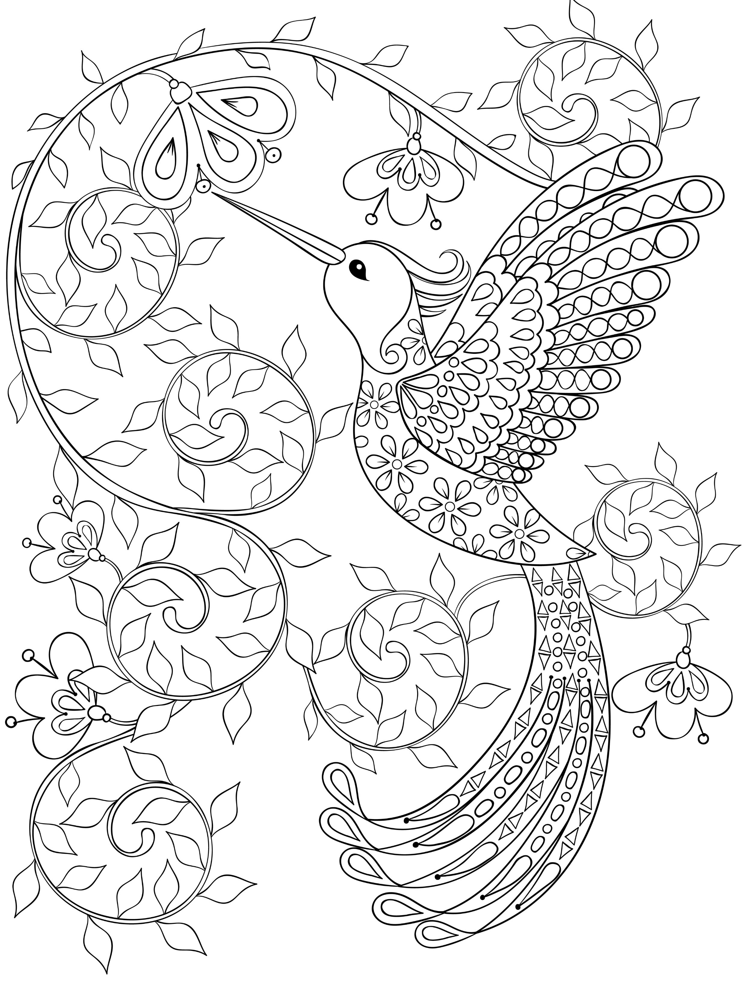 Large Print Coloring Pages For Adults
 20 Gorgeous Free Printable Adult Coloring Pages Page 11