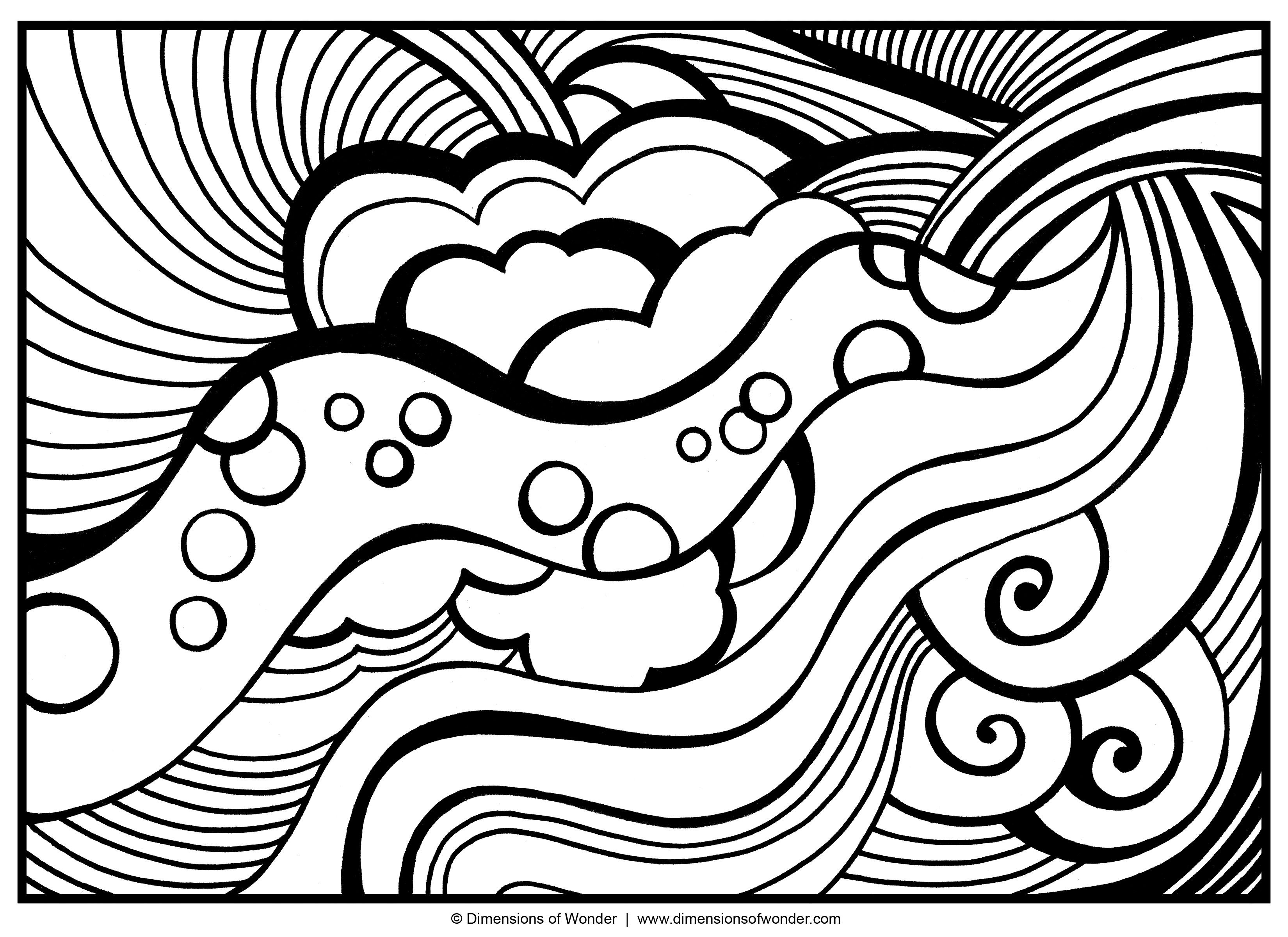Large Print Coloring Pages For Adults
 abstract coloring pages Free